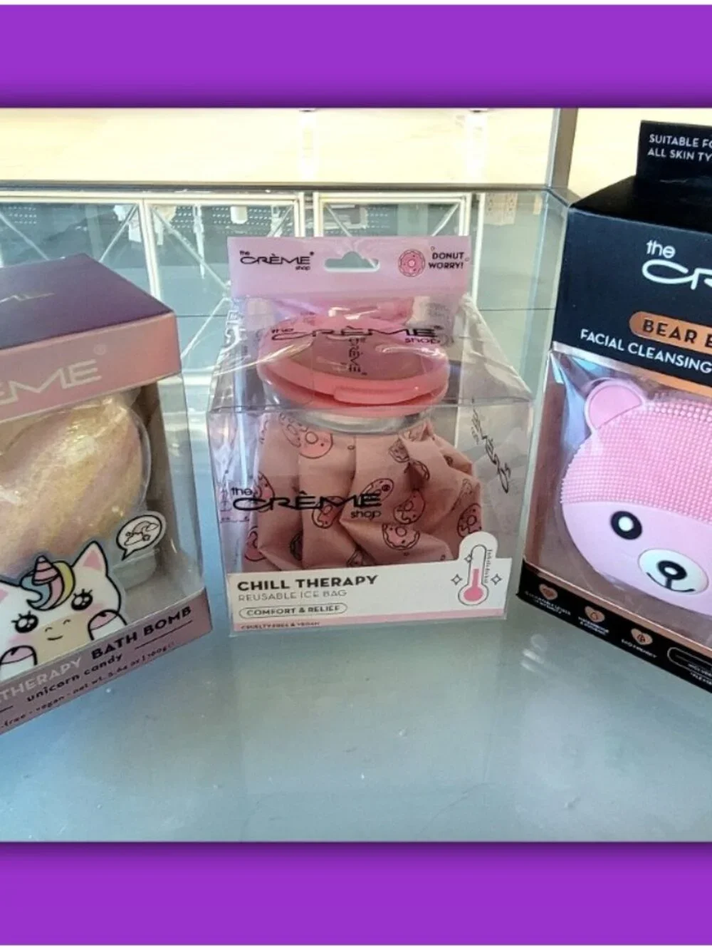 The Crème Shop Gift Bundle Lot of 3 Spa Beauty Items